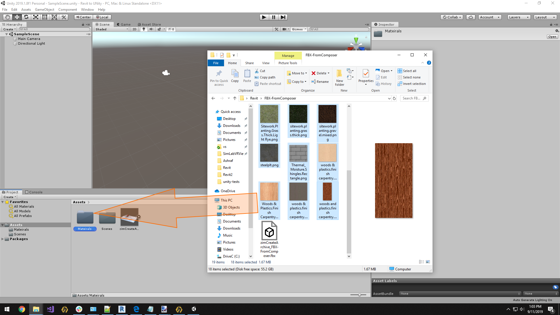 Revit to Unity with textures • 3D CAD VR