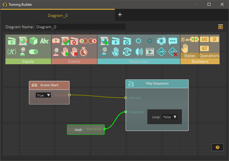 Implementing the first Animation Sequence in The Training Builder.