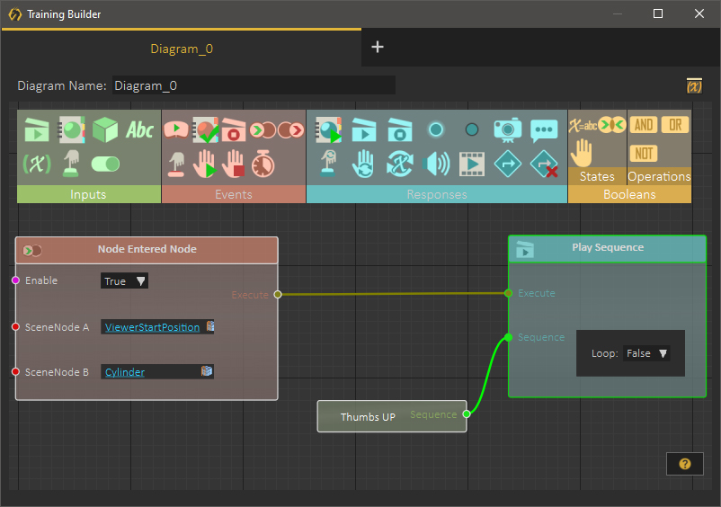 Implementing the second Animation Sequence in The Training Builder.