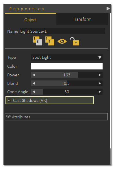 Disable Cast shadow for optimization screenshot 